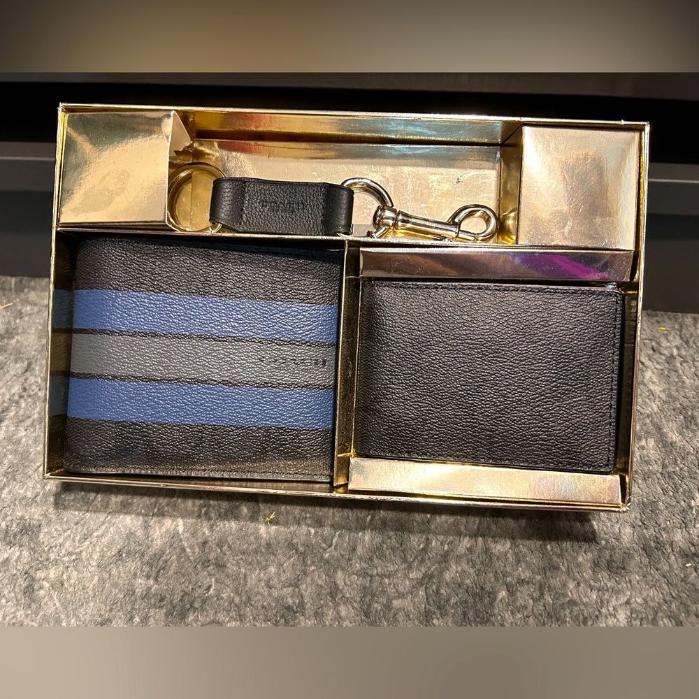 COACH New York 3 in 1 Wallet set